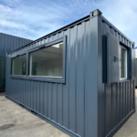 21ft x 8ft custom cabin office