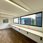 21ft x 8ft custom cabin office