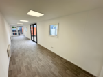 converted 40ft shipping container open plan office