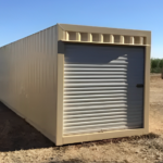 30ft shipping container with roll-up door