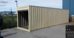 30ft shipping container with roll-up door
