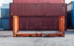 20ft used flat-rack container