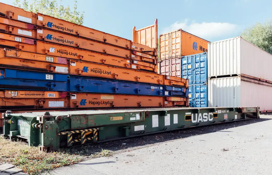 40ft used flat-rack container