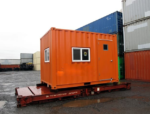 10ft long used fabricated steel storage containers