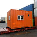 10ft long used fabricated steel storage containers