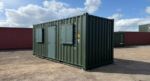 20ft new office container in green ral6007
