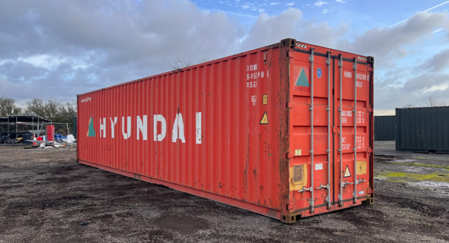 used 40ft high cube shipping container