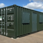 20ft new office container in green ral6007