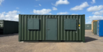 20ft new office container in green ral6007