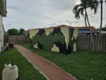 20ft new one trip shipping container camo