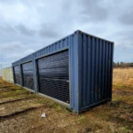 40ft high cube 3 door container